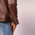 90 Feet Shukran Lightweight Premium Leather Zipped Jacket